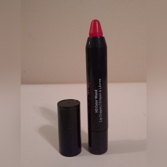 MALLY SET OF 3 H3 COLOR WAND LIP CRAYONS, CHIC CHERRY, POP OF POPPY, POSH PINK - Picture 4 of 5